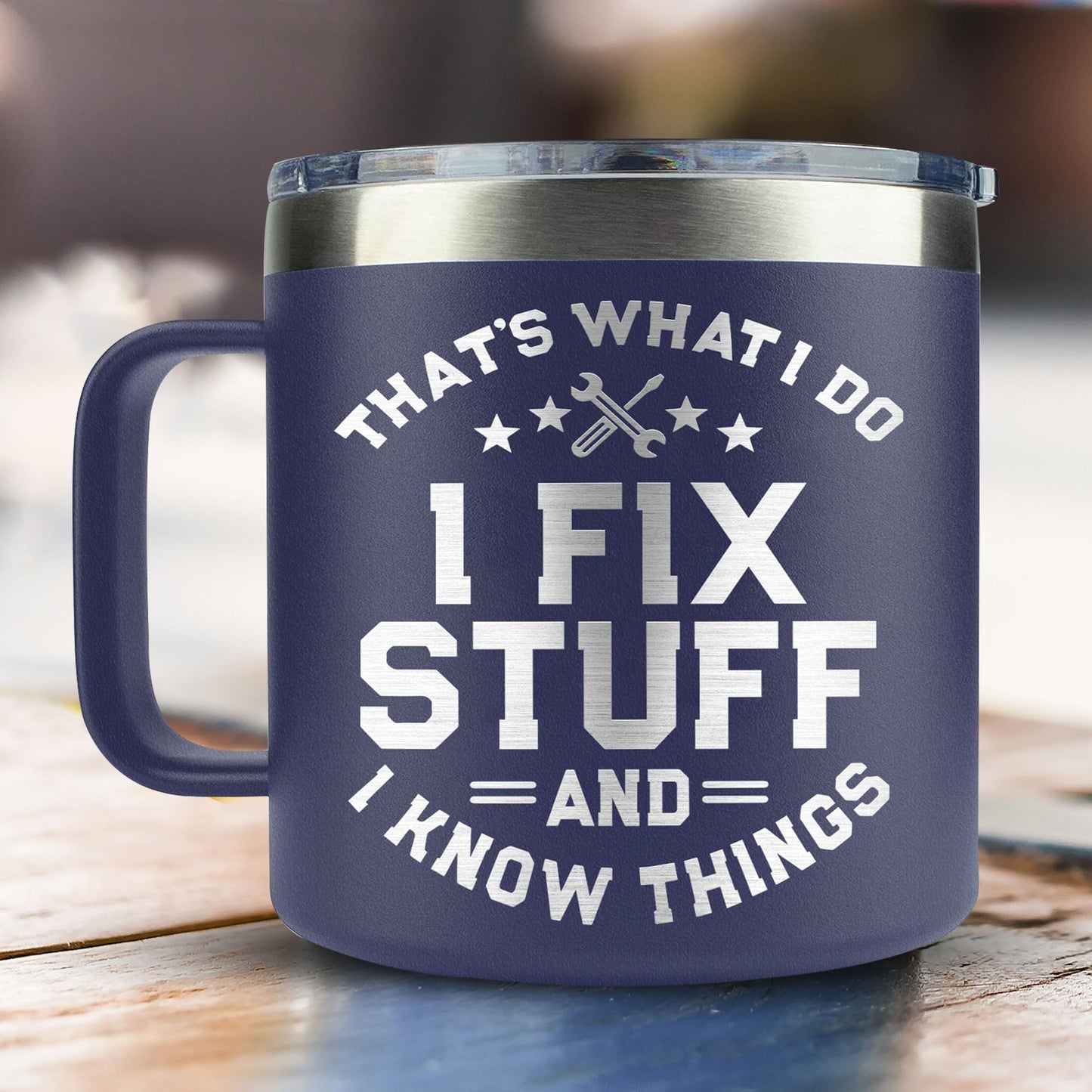 Father's Day Gifts for Dad, Husband - Birthday gifts for Men Unique - Mens Gifts, Dads Birthday Gift Ideas - for Him, Handyman, Grandpa, Men Mug 14 Oz