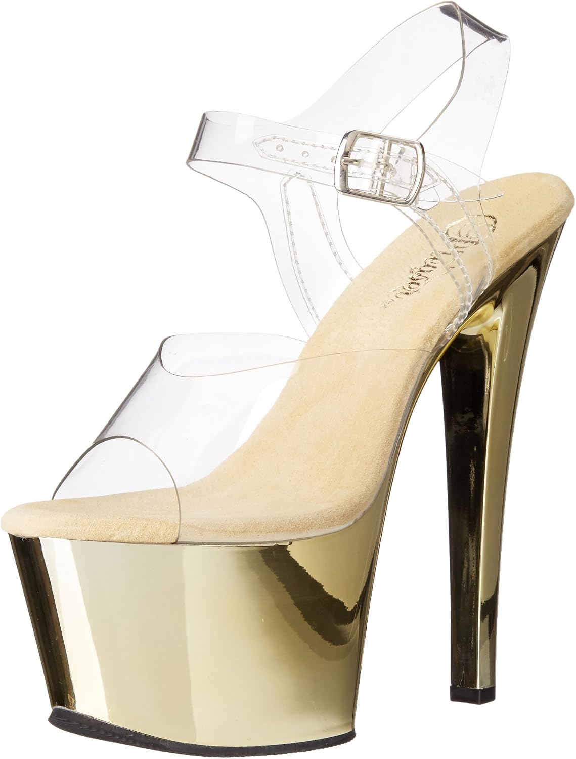 Pleaser Women's SKY308/C/GCH Platform Dress Sandal