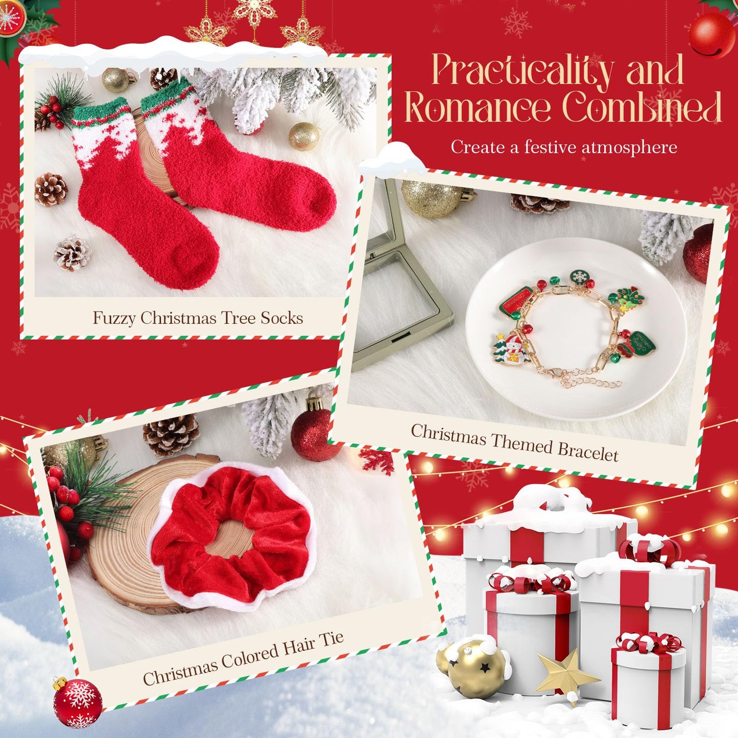 Christmas Gifts for Women 2025 – Christmas Gift Basket for Women Mom Wife Grandma Daughter Sister Girlfriend Best Friend Coworkers Female Teacher Nurse Her, Christmas Gift Set Unique Holiday Gift Box