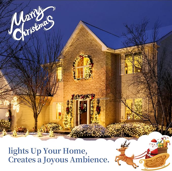 Holiday Light Clips Christmas Light Clips Outdoor Hang Gutter Hooks for Christmas Decoration String Lights Weatherproof Outdoor Lights Clips for Halloween Xmas(100 Pieces)