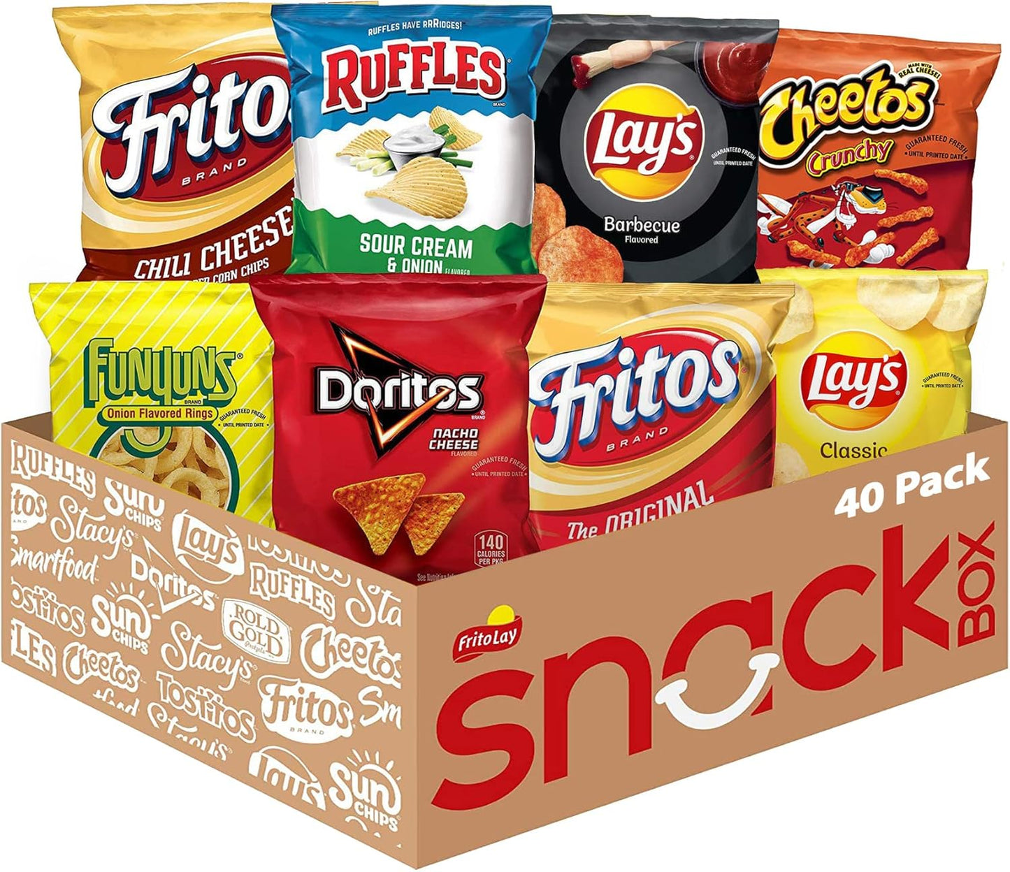 Frito-Lay SPPPOA040120 Variety Pack, Party Mix, 40 Count