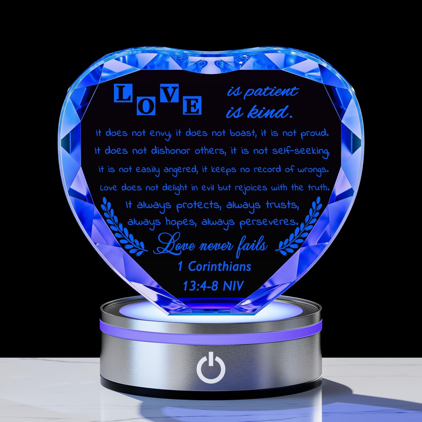 Qianwei Wedding Gifts for Couples Unique 2025 - Happy Anniversary Marriage Gift Crystal Keepsake - Engagement Gifts Bridal Shower Gifts for Bride and Groom Engagement Newlywed Mr and Mrs Gifts