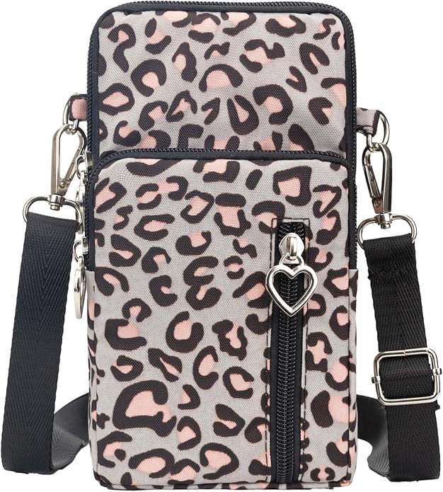 JANKS Small Crossbody Bag for Women - Mini Phone Purses with Crossbody Strap and Wallet - Nylon Arm Bag