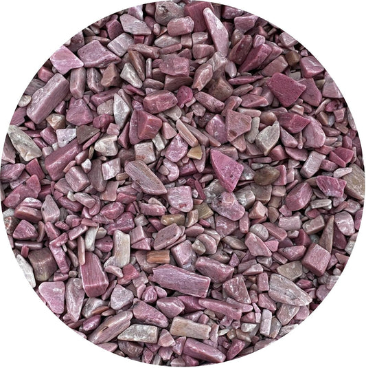 WHOLESALE Natural Semi Tumbled Pink Opal Gemstone Chips, Crushed Mini Crystals, Undrilled Crystal Chips (Pink Opal, 5 Pounds)