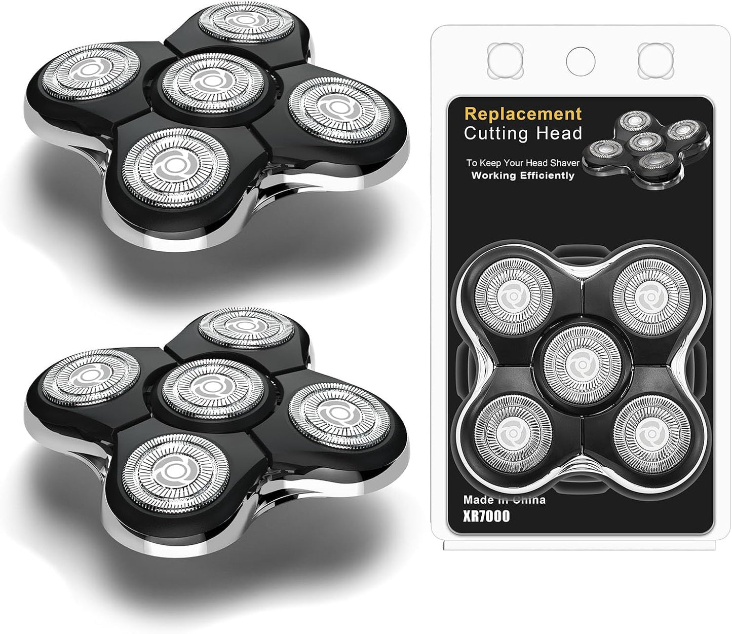 XR7000 Balder Pro Replacement Head Compatible with Remington Balder Pro Head Shaver Model XR7000/XR1500/XR1501 (2 Count)