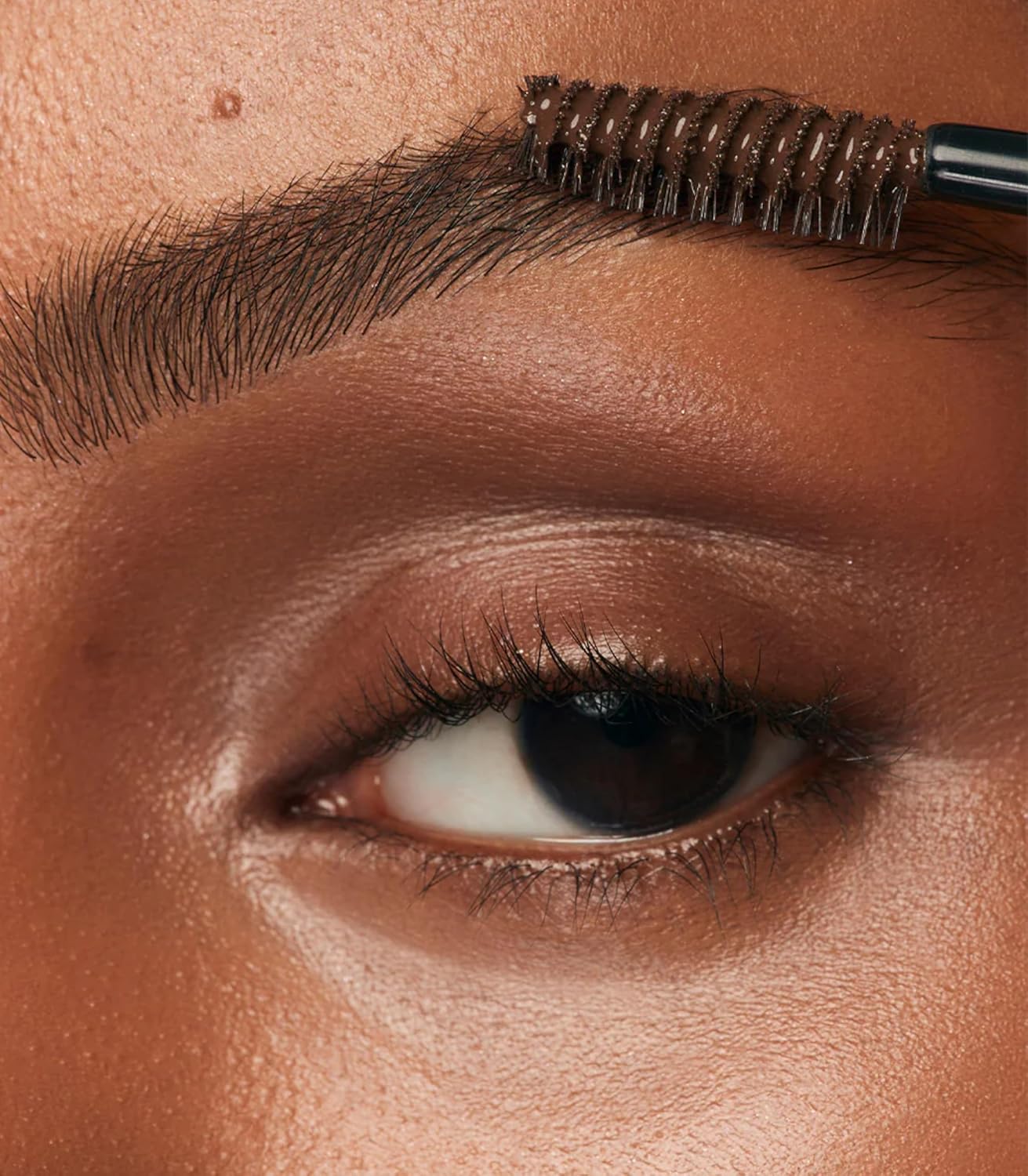 MAKE Beauty Infinite Hold Brow Tint. Brown Eyebrow Gel with Brush. Sculpt, Define, and Set Eyebrows - All-Day Wear