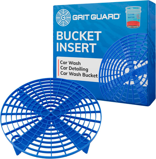 The Original Grit Guard Blue Bucket Insert - 10" Diameter Car Wash Bucket for Car Washing, Detailing Compatible with 3.5, 4, 5 and 6 Gallon Buckets