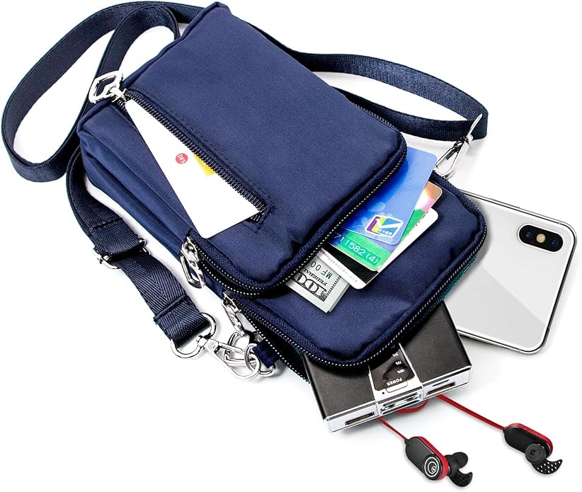 BIAOTIE Lightweight Small Crossbody bags Cell Phone Purses Travel Pouch Shoulder Bag for Women