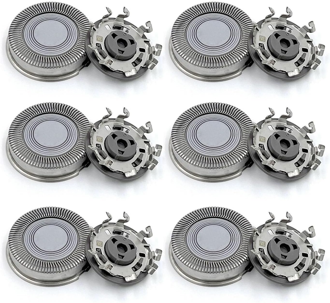 SH30 Replacement Heads for Philips Norelco Shaver Series 3000, 2000, 1000 (6 PACK)