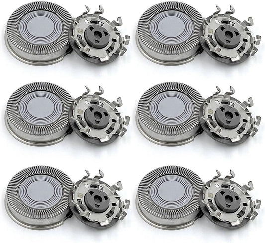 SH30 Replacement Heads for Philips Norelco Shaver Series 3000, 2000, 1000 (6 PACK)
