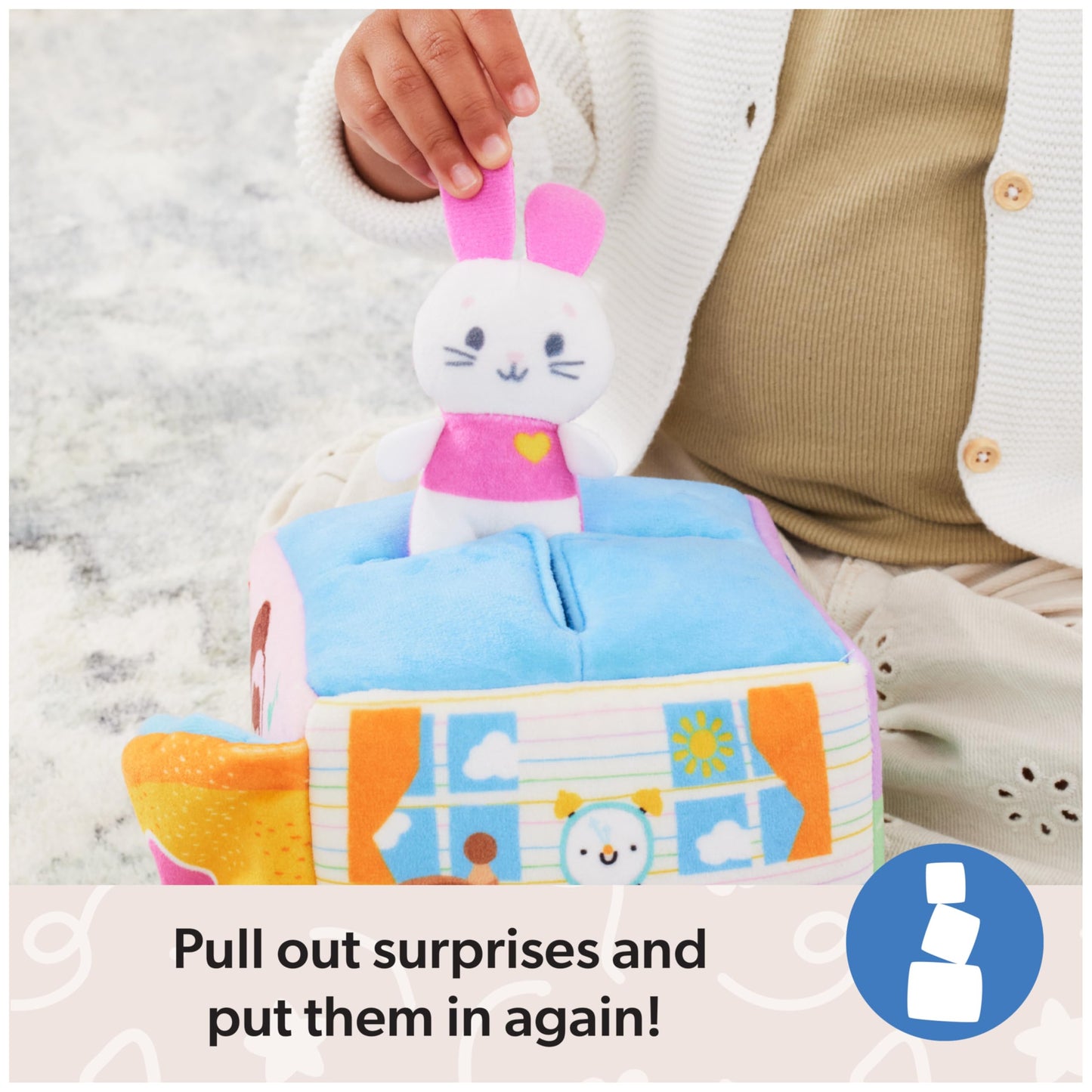Ms. Rachel Official Surprise Learning Box, Educational Toys with Stuffed Animals, Sensory Toys & Activities for Babies, Toddler Toys for Girls & Boys Ages 0-2+