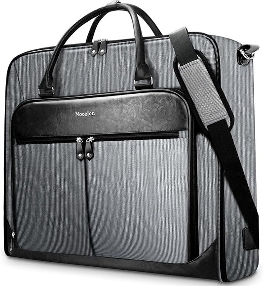 Garment Bag Travel Large Carry On Suit Bag with Strap for Business Hanging Suitcase Luggage Bags for Men Women (Grey)