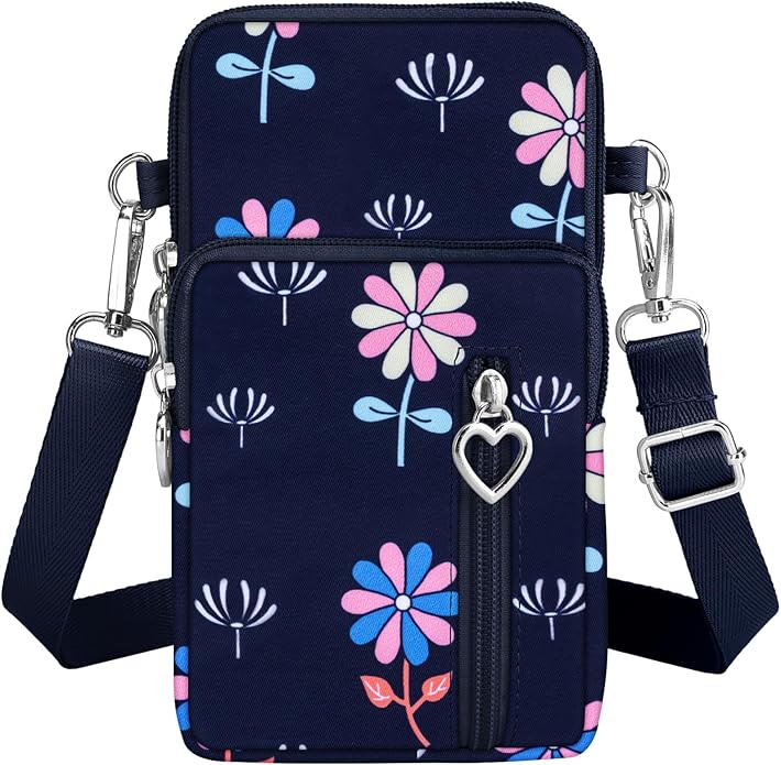 BIAOTIE Lightweight Small Crossbody bags Cell Phone Purses Travel Pouch Shoulder Bag for Women