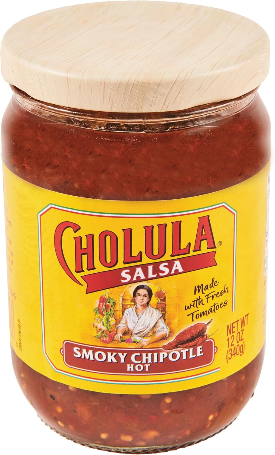 Cholula, Salsa Hot Smoky Chipotle, 12 Ounce