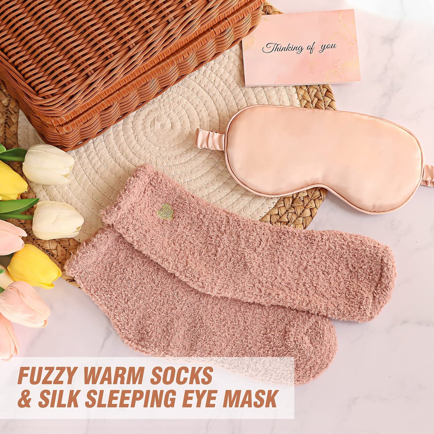 Birthday Gifts for Grandma, for Women, Mothers Day Self Care Gift, Unique Relaxing Spa Gift Basket with Luxury Flannel Blanket, Best Ideas for Grandmother Gigi Nana