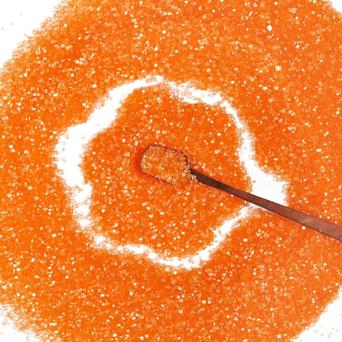 Orange Sanding Sugar Sprinkles, Food Grade 150g, Edible Orange Sugar Sprinkles for Cake Decorating, Cupcake Toppers Decoration, Ice Cream, Wedding Party Halloween Holiday Supplies