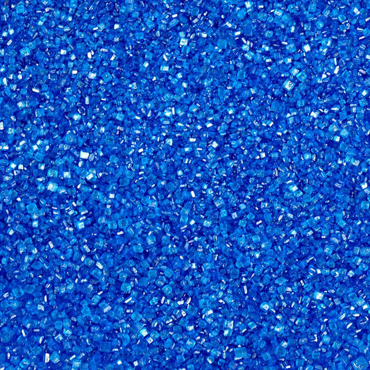 Deep Blue Sanding Sugar Sprinkles, 150g, Blue Rim Crystals Sanding Sprinkles for Cake decorating, Cupcake Toppers, Cookies, Baking Cake Decoration, Party Holiday Birthday Supplies