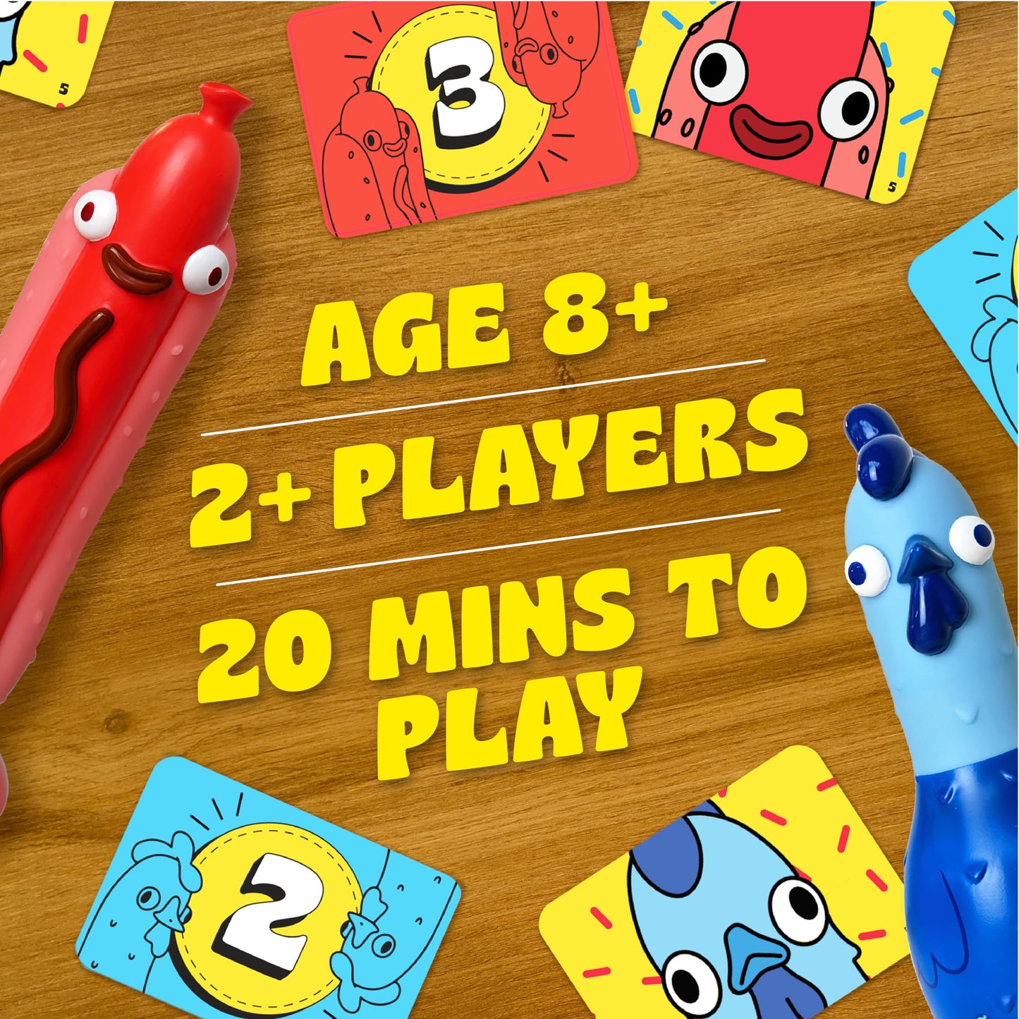 Big Potato Chicken vs Hotdog: The Ultimate Chaotic Party Game | Flipping-Fun Party Game for Families & Game Nights | Bonus Content Included!