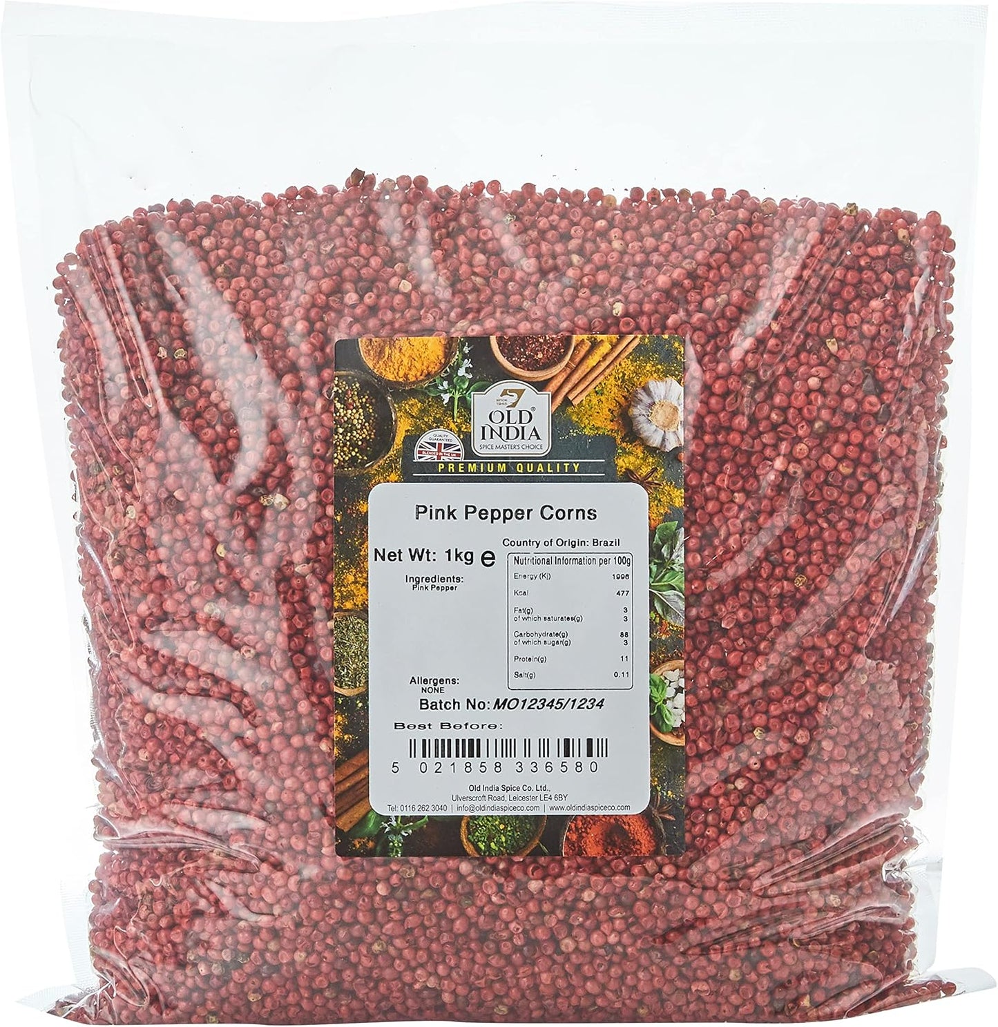 Old India Pink Pepper Corns 1 Kg