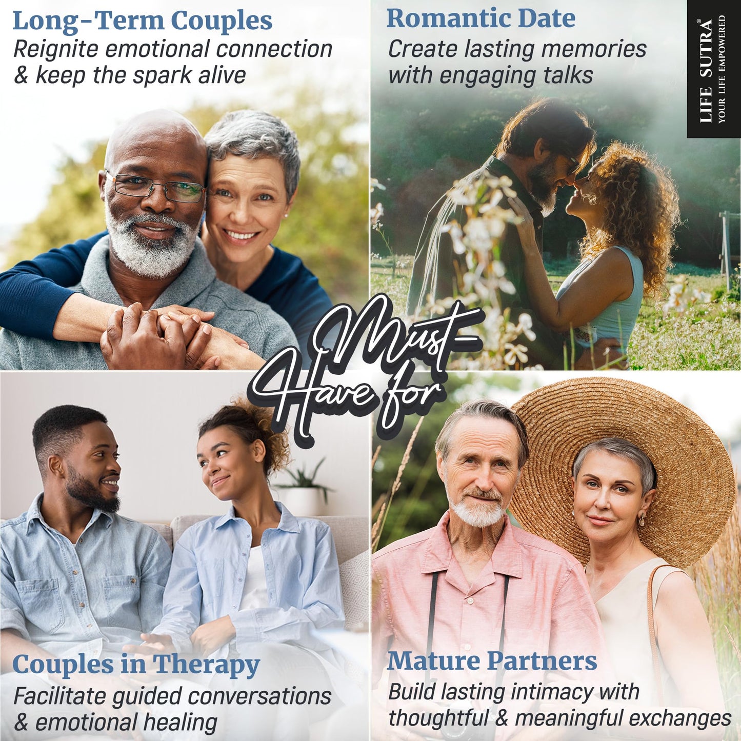 Couple Conversation Games & 400 Activities for Adults, Fun Board Card Game for Adult Couples in Relationship - Birthdays, Wedding, Bridal Shower, Wife Husband Gift, 2 Players Date Night Ideas Gifts
