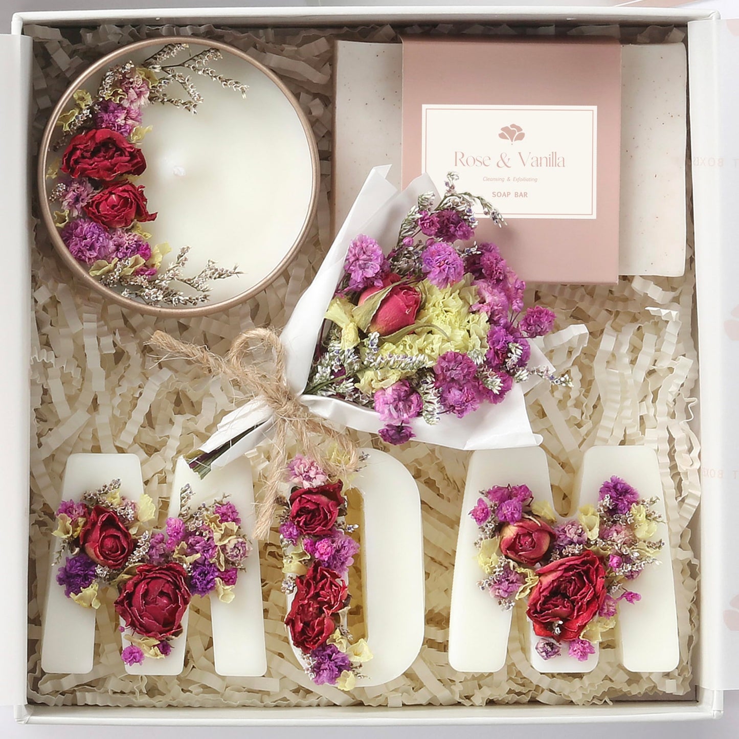 Gift Basket for Mom – Birthday, Christmas & Mothers Day Present – Mom Gift Box & Relaxing Spa Self Care Set