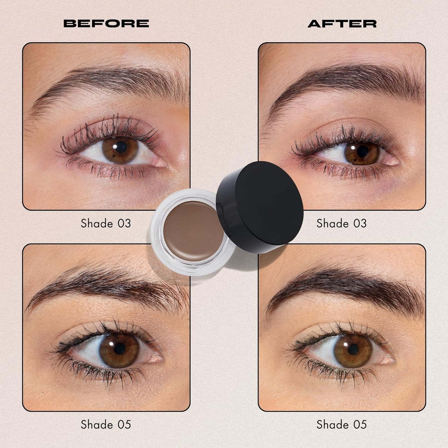 Milani Stay Put Brow Color - Soft Brown (0.09 Ounce) Vegan, Cruelty-Free Eyebrow Color that Fills and Shapes Brows…