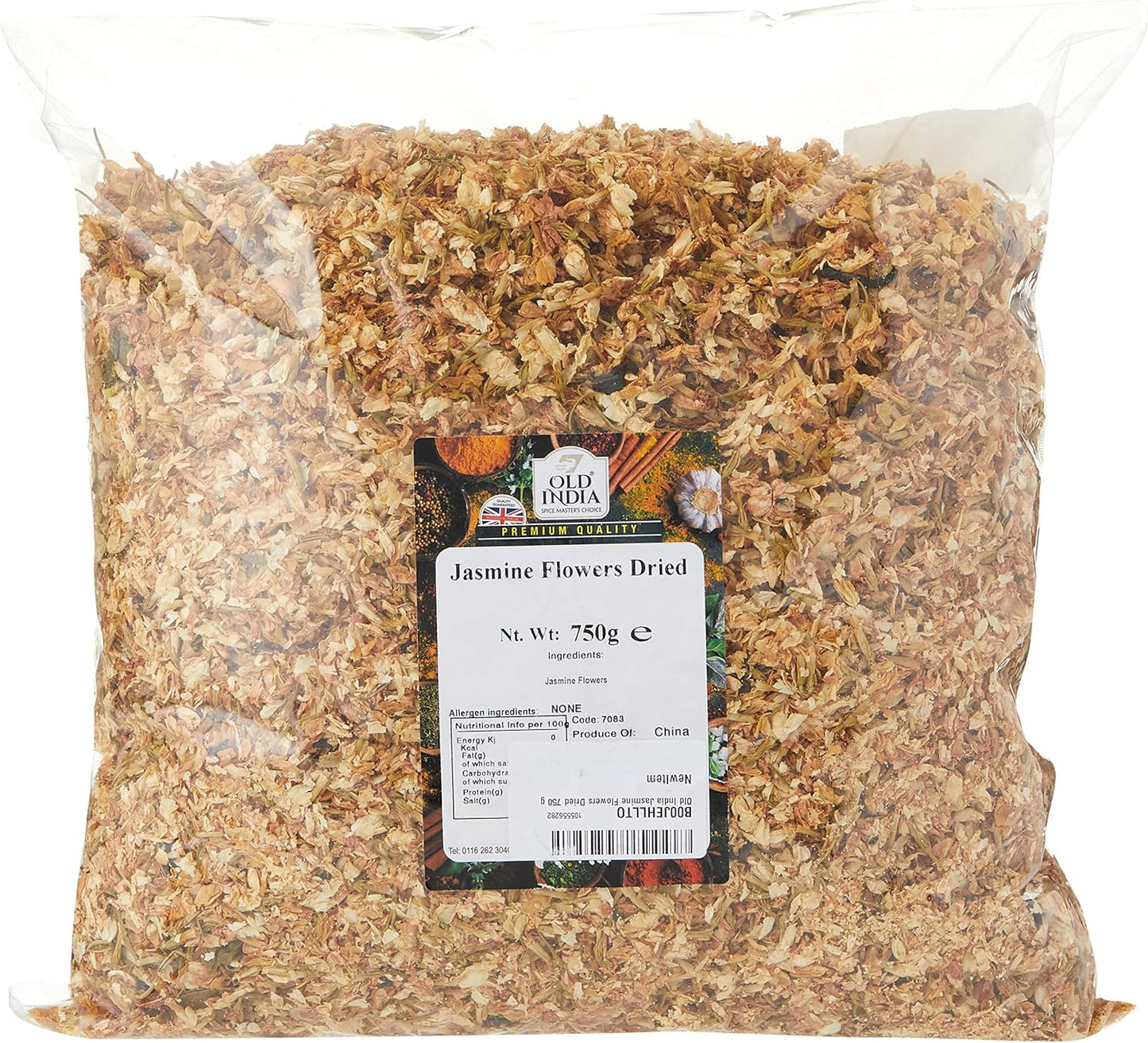 Old India Jasmine Flowers Dried 750 g