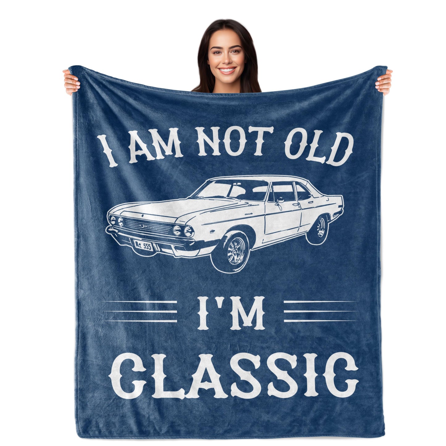 PAZISOL Gifts For Men, Funny Gifts For Men, Fathers Day Birthday Gift For Him, Best Older Man Gift Ideas, Unique Gag Present For Male Grandpa Dad Husband, Cool Fun Retired Gift For Man 60"X50" Blanket