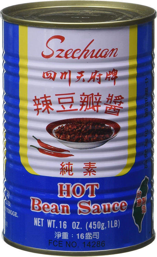 Szechuan Hot Bean Sauce, 16 Ounce