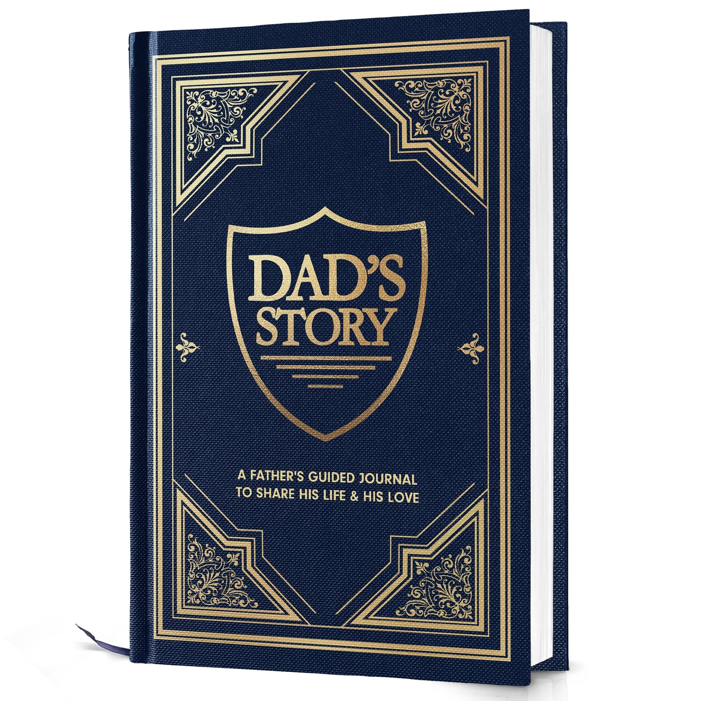 Gifts for Dad from Daughter, Son - Personalized Father's Day Gifts for dad, Men, Husband - Dads Birthday Gift Ideas, Birthday gifts for dads - Dad Story Book to Fill Out, Dad Guided Journal Life Story