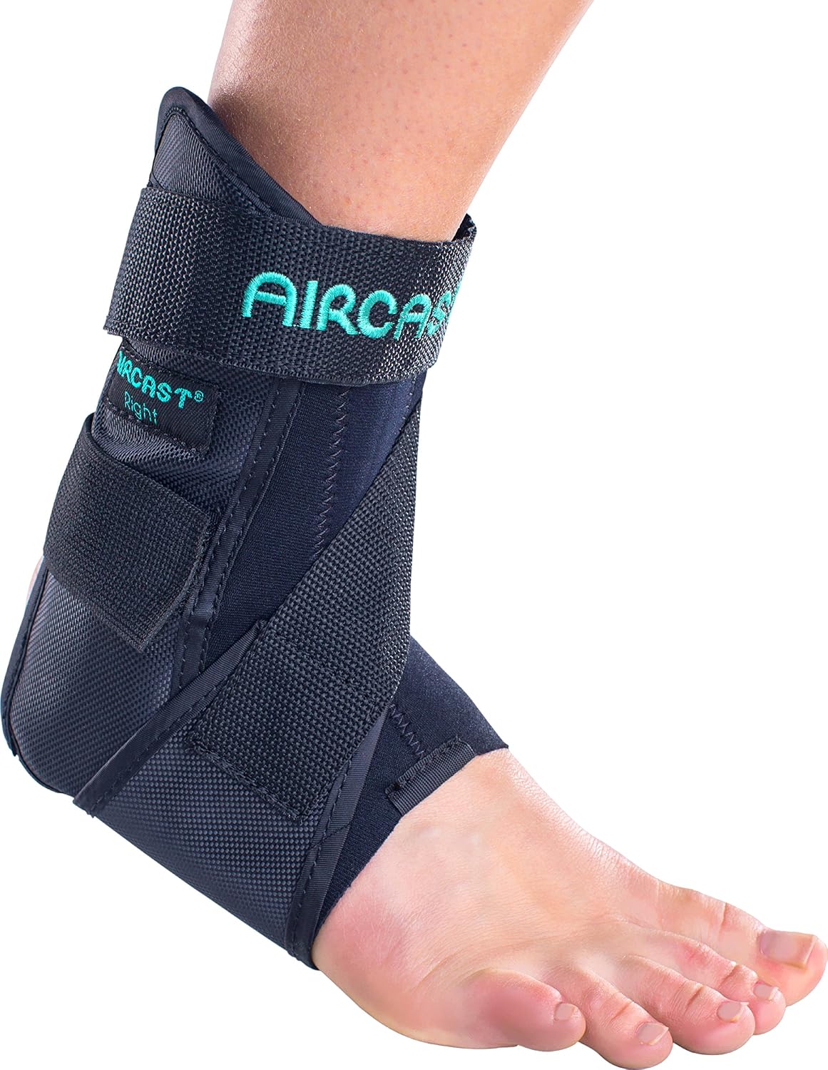 Aircast Airsport Ankle Brace for Chronic Ankle Instability - Durable and Comfortable, Large, Right