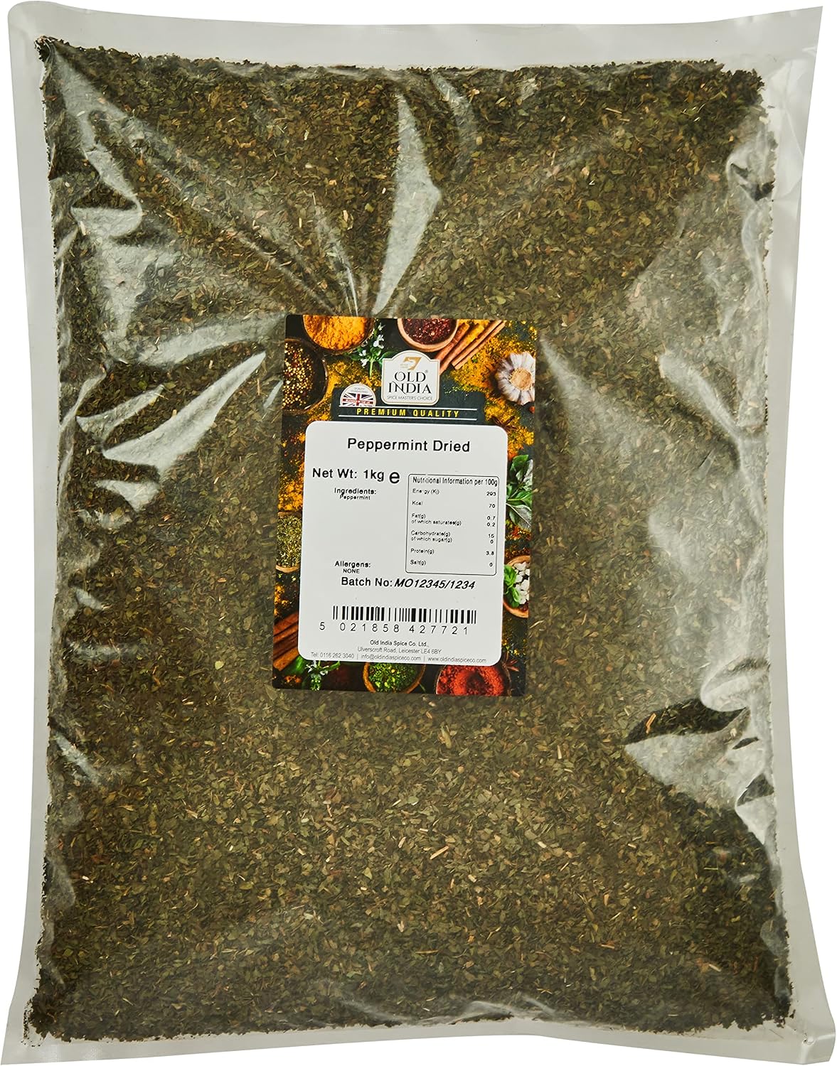 Old India Peppermint Dried 1 Kg