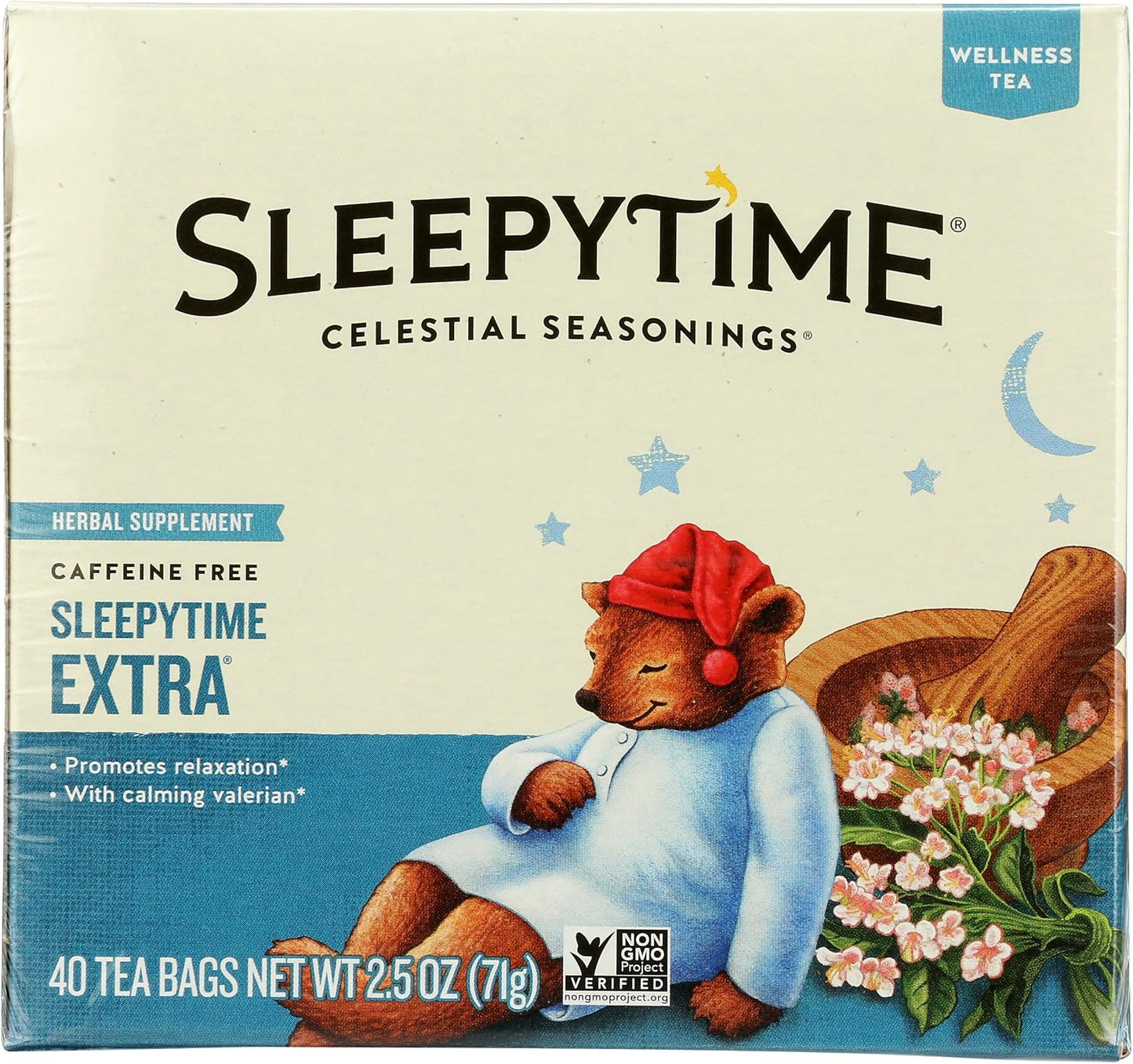 Celestial Seasonings Herbal Tea Sleepytime Extra, 40 ct