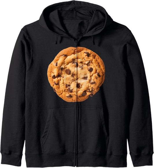 Chocolate Chip Cookie Costume Zip Hoodie