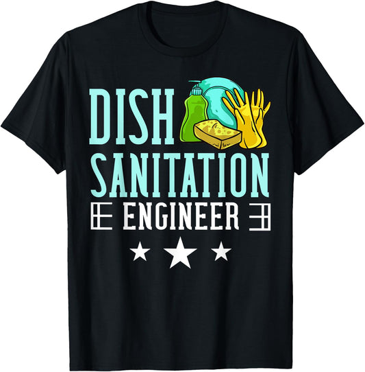 Dishwasher Dishwashing Gift Job Dish Washing T-Shirt
